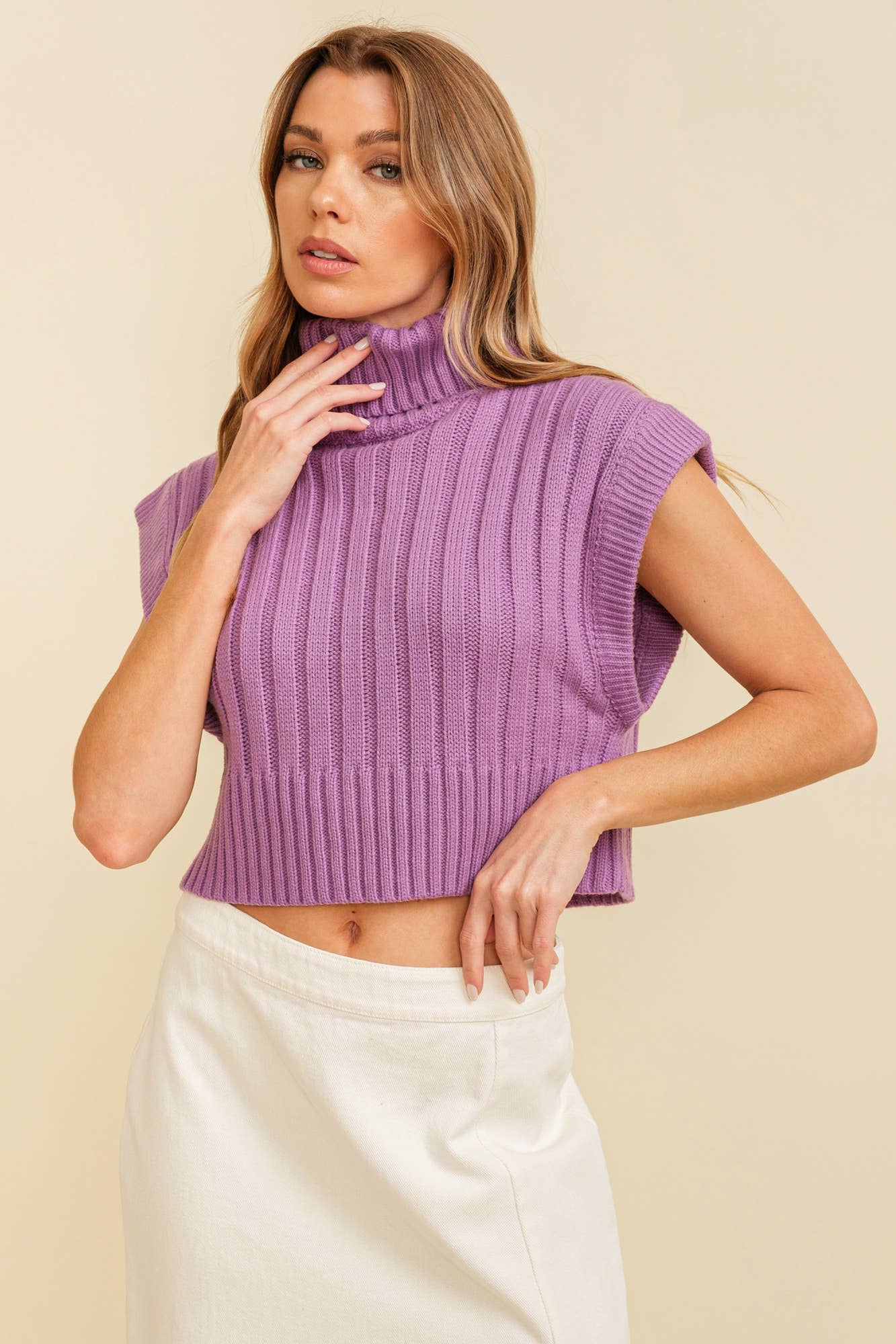 Brinley turtleneck sweater vest