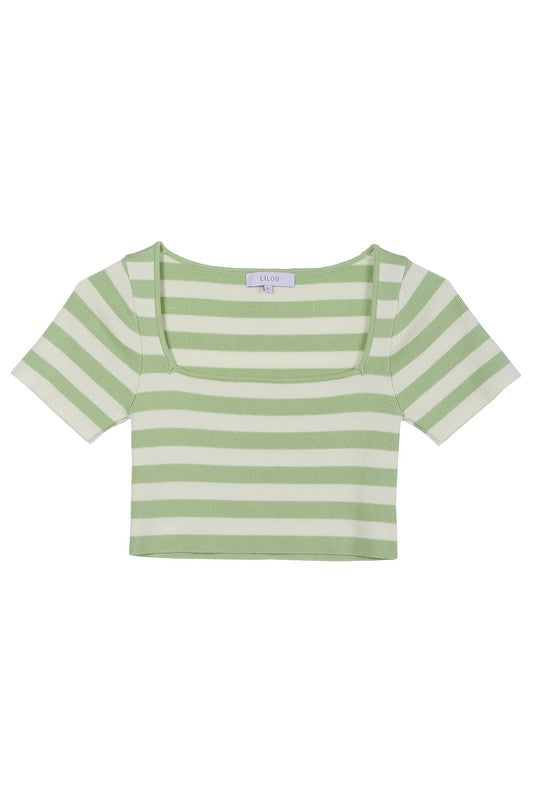 Stripe pullover shirt - A Little More Boutique