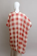 Lightweight Buffalo Check Kimono - A Little More Boutique