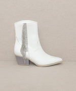 Rowan - Rhinestone Fringe Boot - A Little More Boutique