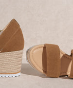 Slyvie - Double Strap Wedge Heel - A Little More Boutique