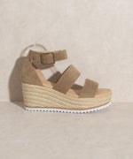 Slyvie - Double Strap Wedge Heel - A Little More Boutique