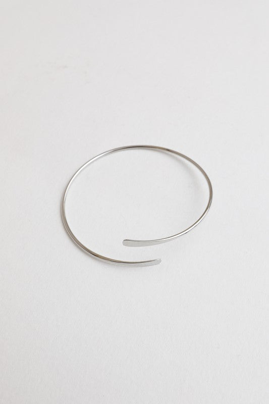 Minimal Arm Cuff/Bangle - A Little More Boutique