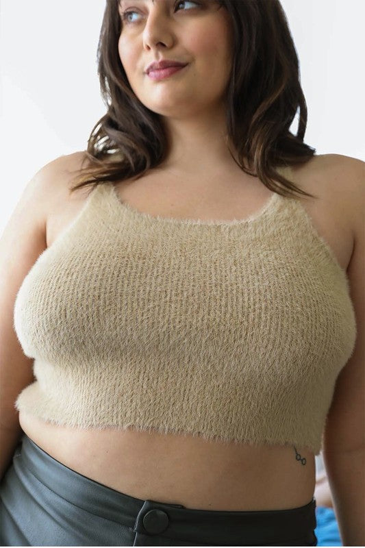 Plus Size Racerback Cozy Lounge Brami - A Little More Boutique