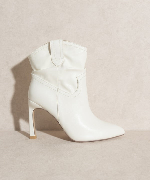 OASIS SOCIETY Kate - Slim Heel Booties - A Little More Boutique