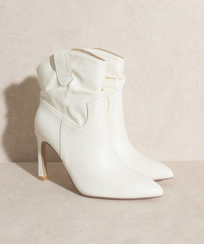 OASIS SOCIETY Kate - Slim Heel Booties - A Little More Boutique