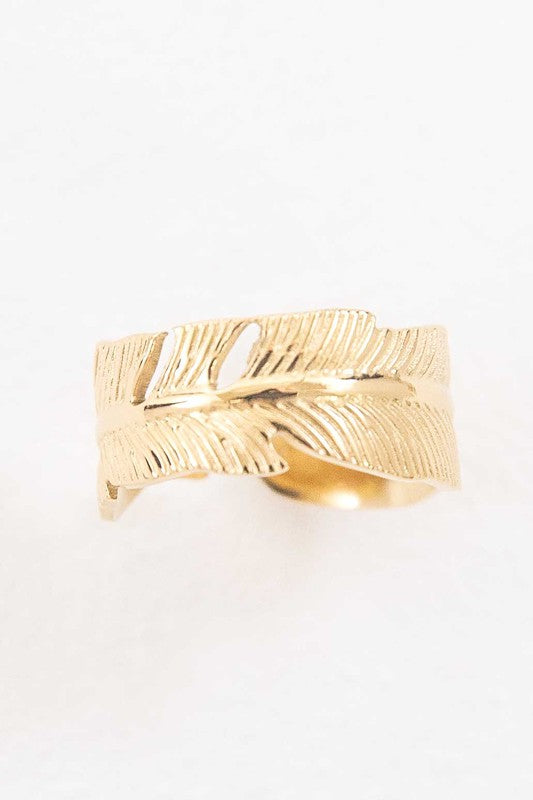 Feather Adjustable Ring