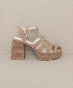 OASIS SOCIETY Hailee - Gladiator Platform Heel - A Little More Boutique