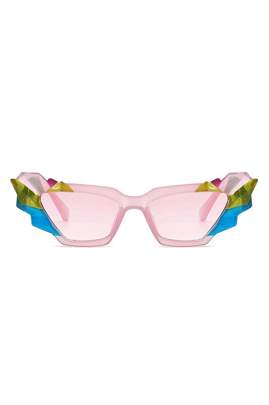 Geometric Irregular Cat Eye Fashion Sunglasses