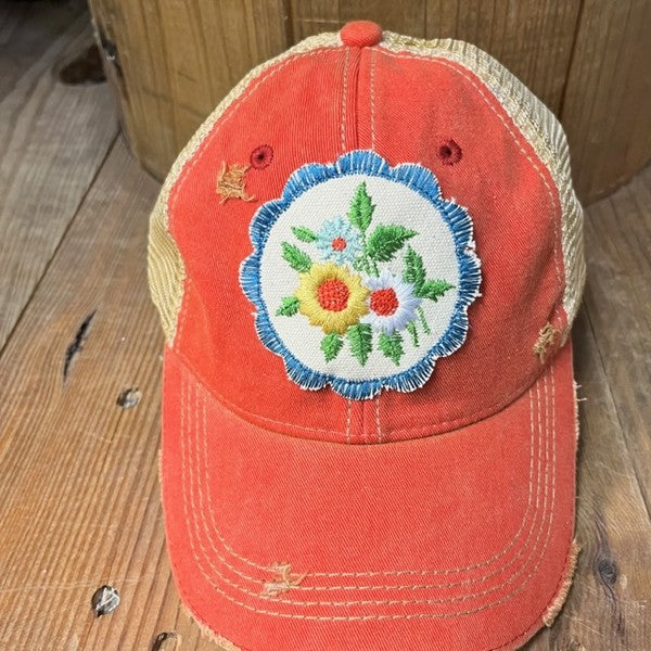 Little Flower Patch Hat