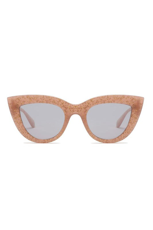 Women Round Fashion Cat Eye Sunglasses