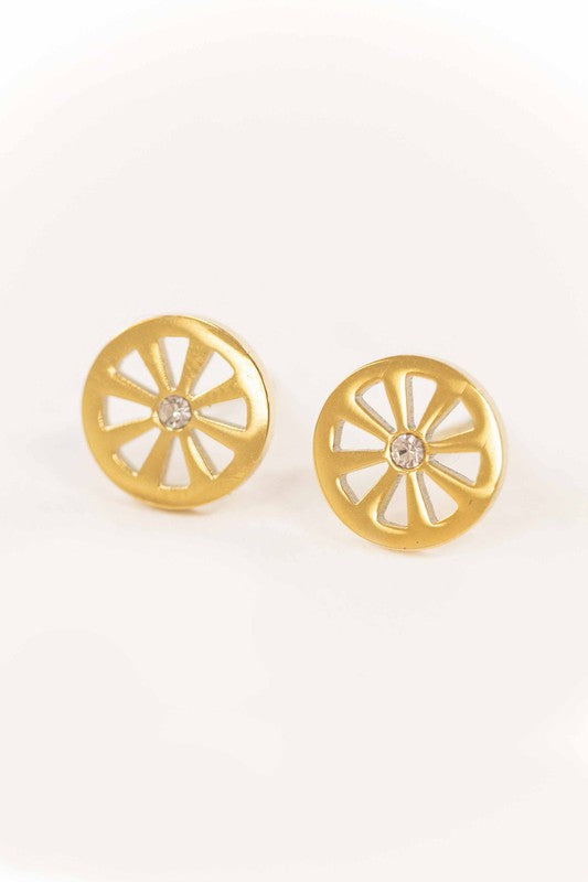 Pin Stud Earrings - A Little More Boutique