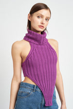 Knit turtle neck top