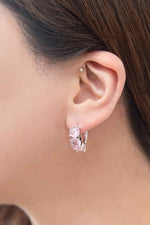 Pick Pink Hoop Earrings