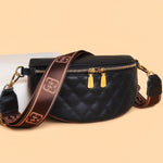 Myra Quilted Leather Crescent Sling Bag