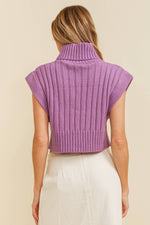Riley rib knit vest - Preorder
