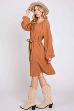 Raglan Sleeve Dress