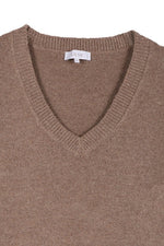 V-neck sweater maxi dress