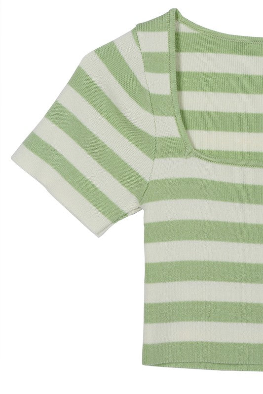 Stripe pullover shirt - A Little More Boutique