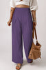 Purple / XL / 65%Cotton+35%Polyester
