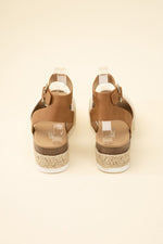 Espadrille ankle strap sandal