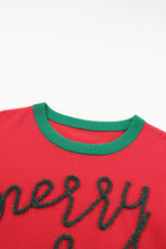 White Merry & Bright Round Neck Casual Sweater