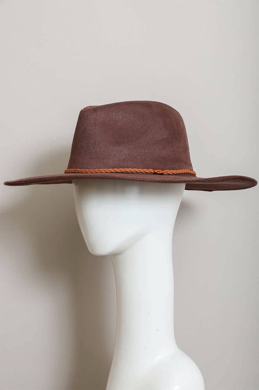 Wide Brim Braided Bolero Hat - A Little More Boutique